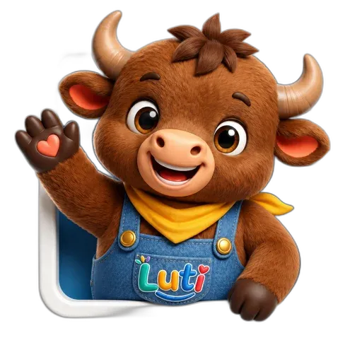 Luti Mascot chỉ vào video